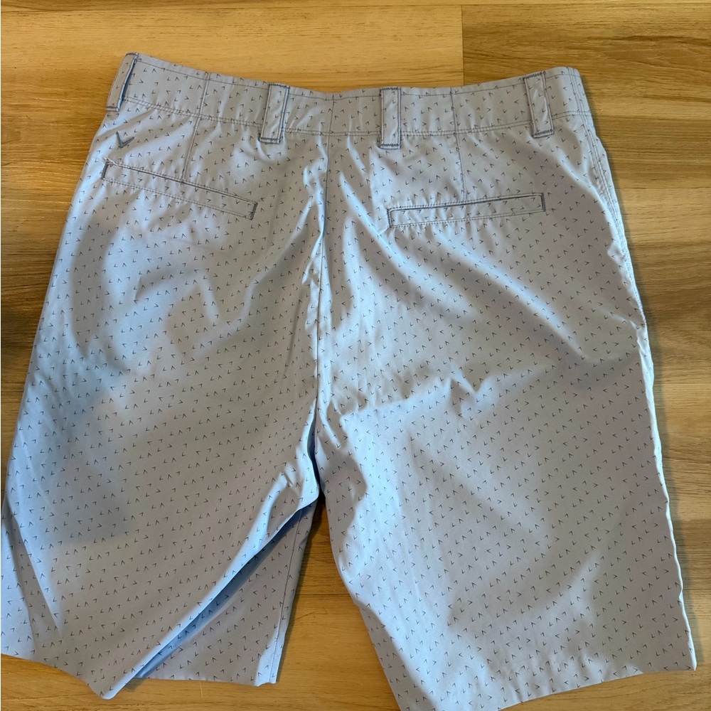 Callaway Men's Light Gray Patterned Flat Front Sh… - image 2